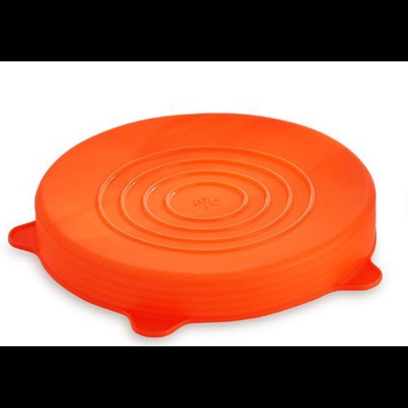 Pampered Chef Other - Pampered Chef Orange Silicone Lid for Pampered Chef Ice Cream Maker.
